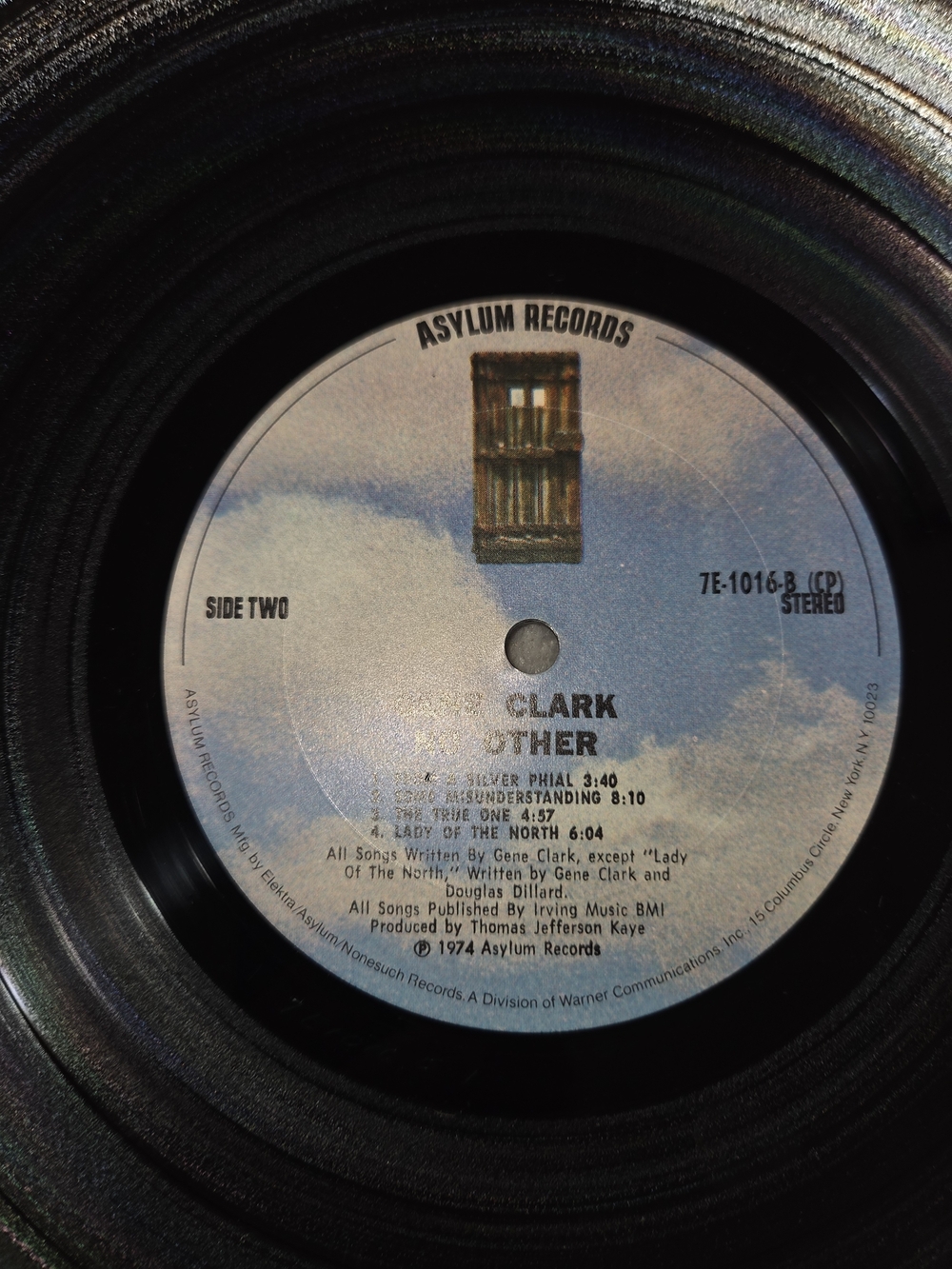 Vintage Gene Clark "No Other" 1974 Elektra Vinyl Album With Poster - Picture 12 of 16